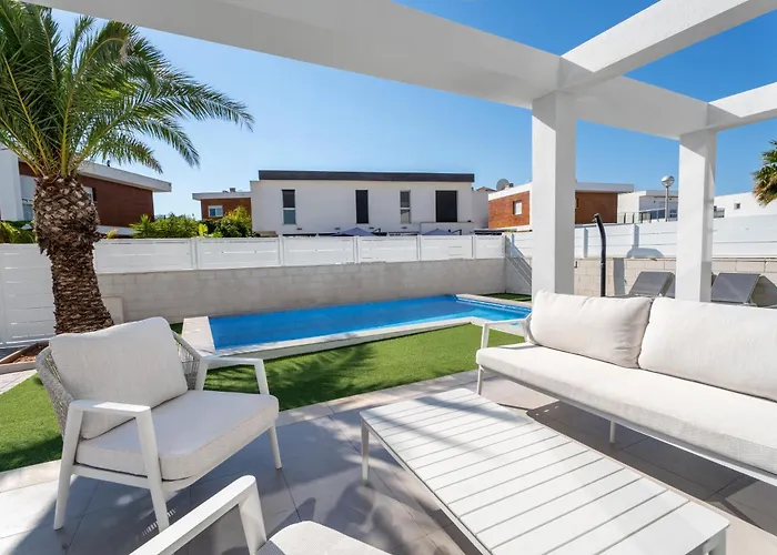Luxury Casa Bos Palm Tree - With Jacuzzi And Pool * Гран-Алакант