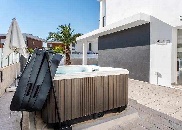 Luxury Casa Bos Palm Tree - With Jacuzzi And Pool Вилла Гран-Алакант
